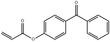 4-Benzoylphenyl acrylate Struktur