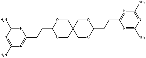 3,9-BIS[2-(3,5-DIAMINO-2,4,6-TRIAZAPHENYL)ETHYL]-2,4,8,10-TETRAOXASPIRO[5.5]UNDECANE Structure