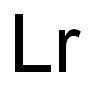 lawrencium 化学構造式