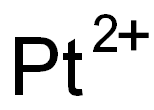 白金(II) 化学構造式