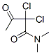 2,2-dichloro-N,N-dimethyl-3-oxobutyramide Struktur