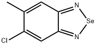 5-CHLORO-6-METHYL-2,1,3-BENZOSELENODIAZOLE 化学構造式