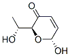 2H-Pyran-3(6H)-one, 6-hydroxy-2-[(1R)-1-hydroxyethyl]-, (2S,6R)- (9CI) Structure