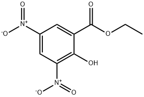 Benzoic acid, 2-hydroxy-3,5-dinitro-, ethyl ester Structure