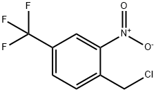 2-NITRO-4-(TRIFLUOROMETHYL)BENZYL CHLORIDE Structure