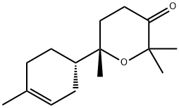 [S-(R*,R*)]-dihydro-2,2,6-trimethyl-6-(4-methyl-3-cyclohexen-1-yl)-2H-pyran-3(4H)-one, 22567-38-0, 结构式