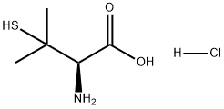 3-MERCAPTO-DL-VALINE HYDROCHLORIDE, 22572-05-0, 结构式