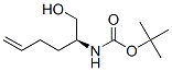 Carbamic acid, [(1S)-1-(hydroxymethyl)-4-pentenyl]-, 1,1-dimethylethyl ester Struktur