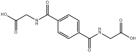 N,N'-(1,4-phenylenedicarbonyl)diglycine  Struktur