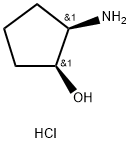 cis-(1S,2R)-2-Aminocyclopentanol hydrochloride Struktur