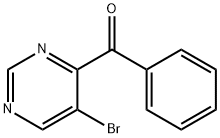 (5-BROMO-4-PYRIMIDINYL)PHENYLMETHANONE, 225794-32-1, 结构式
