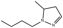 1-Butyl-5-methyl-2-pyrazoline,22581-50-6,结构式