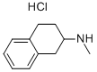 1,2,3,4-Tetrahydro-N-methyl-2-naphthalenamine hydrochloride Struktur