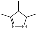 4,5-ジヒドロ-3,4,5-トリメチル-1H-ピラゾール 化学構造式