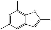 Benzofuran,  2,5,7-trimethyl- Structure