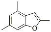 Benzofuran,  2,4,6-trimethyl- 化学構造式