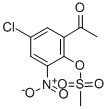 ETHANONE, 1-[5-CHLORO-2-[(METHYLSULFONYL)OXY]-3-NITROPHENYL]- Struktur