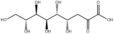 4,5,6,7,8,9-hexahydroxy-2-oxo-nonanoic acid Structure