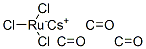 cesium tricarbonyltrichlororuthenate Structure