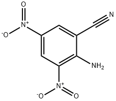 2-AMINO-3,5-DINITROBENZONITRILE, 22603-53-8, 结构式