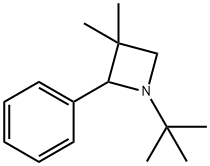 1-tert-Butyl-3,3-dimethyl-2-phenylazetidine,22606-95-7,结构式
