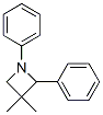 3,3-Dimethyl-1,2-diphenylazetidine,22606-96-8,结构式