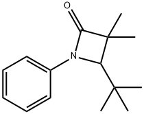 4-tert-Butyl-3,3-dimethyl-1-phenylazetidin-2-one,22607-05-2,结构式