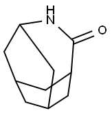 4-AZATRICYCLO[4.3.1.1~3,8~]UNDECAN-5-ONE HYDROCHLORIDE, 22607-75-6, 结构式