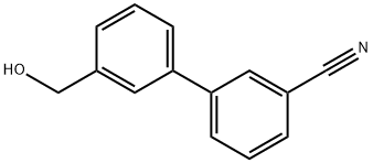 3-(3-Cyanophenyl)benzyl alcohol Structure