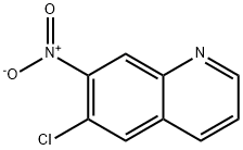 6-chloro-7-nitroquinoline Struktur