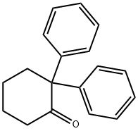 2,2-二苯基环己酮 结构式