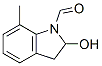2-Hydroxy-7-methyl-1-indolinecarbaldehyde,22614-65-9,结构式