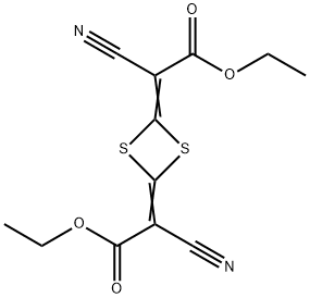 DIETHYL 2,2'-(1,3-DITHIETANE-2,4-DIYLIDENE)BIS(CYANOACETATE)|二乙基 2,2′-(1,3-二噻丁环-2,4-二亚基)二(氰基乙酸)