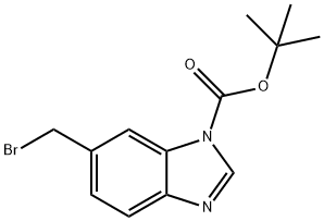 1H-BenziMidazole-1-carboxylicacid,6-(broMoMethyl)-,1,1-diMethylethylester|6-(溴甲基)-1H-苯并[D]咪唑-1-羧酸叔丁酯