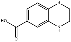 3,4-Dihydro-2H-1,4-benzothiazine-6-carboxylic acid Structure