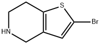 2-溴-4,5,6,7-四氢噻吩并[3,2-C]吡啶, 226386-47-6, 结构式