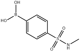 メチル4-ボロノベンゼンスルホンアミド 化学構造式