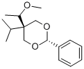 5β-Isopropyl-5α-(1-methoxyethyl)-2β-phenyl-1,3-dioxane Struktur