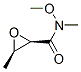 Oxiranecarboxamide, N-methoxy-N,3-dimethyl-, (2R,3R)- (9CI) Struktur
