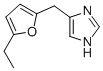 1H-Imidazole,  4-[(5-ethyl-2-furanyl)methyl]-  (9CI) 化学構造式