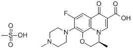 Levofloxacin mesylate Structure