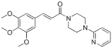 1-(2-Pyridyl)-4-[2-(3,4,5-trimethoxyphenyl)ethenylcarbonyl]piperazine Structure