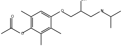 美替洛尔, 22664-55-7, 结构式