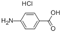 4-氨基苯甲酸盐酸盐, 22669-27-8, 结构式