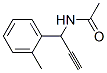 Acetamide,  N-[1-(2-methylphenyl)-2-propynyl]-  (9CI) 结构式
