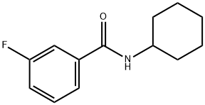 N-CYCLOHEXYL 3-FLUOROBENZAMIDE 结构式
