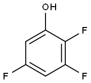 2,3,5-トリフルオロフェノール 化学構造式