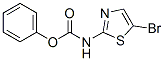 Carbamic  acid,  N-(5-bromo-2-thiazolyl)-,  phenyl  ester