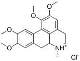 (S)-5,6,6a,7-tetrahydro-1,2,9,10-tetramethoxy-6-methyl-4H-dibenzo[de,g]quinolinium chloride  Structure