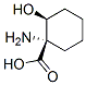 Cyclohexanecarboxylic acid, 1-amino-2-hydroxy-, (1S,2S)- (9CI) Struktur